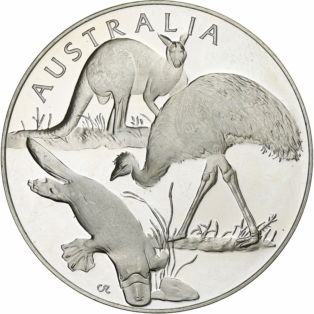 France, Medal, Nations Unies, Australia, Silver, MS(64)