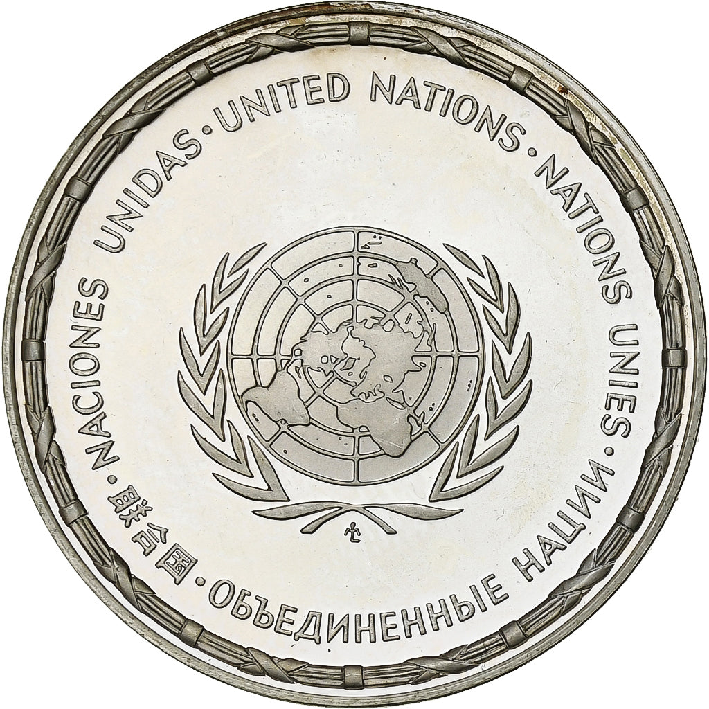 France, Medal, Nations Unies, Australia, Silver, MS(64)