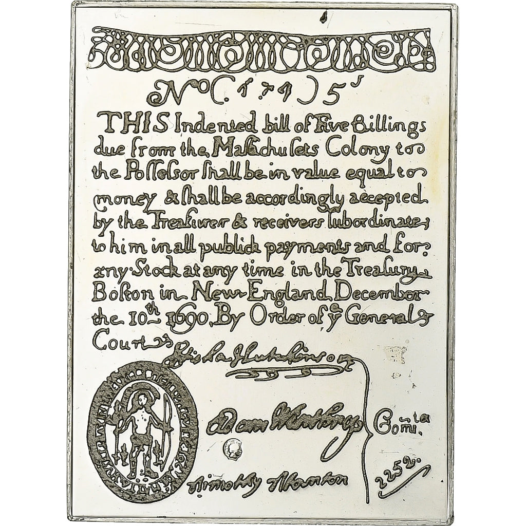 Frankreich, Timbre, Five Billings, Silber, UNZ