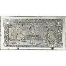 Francja, Timbre, The reserve Bank of New Zealand, One Pound, Srebro, MS(63)