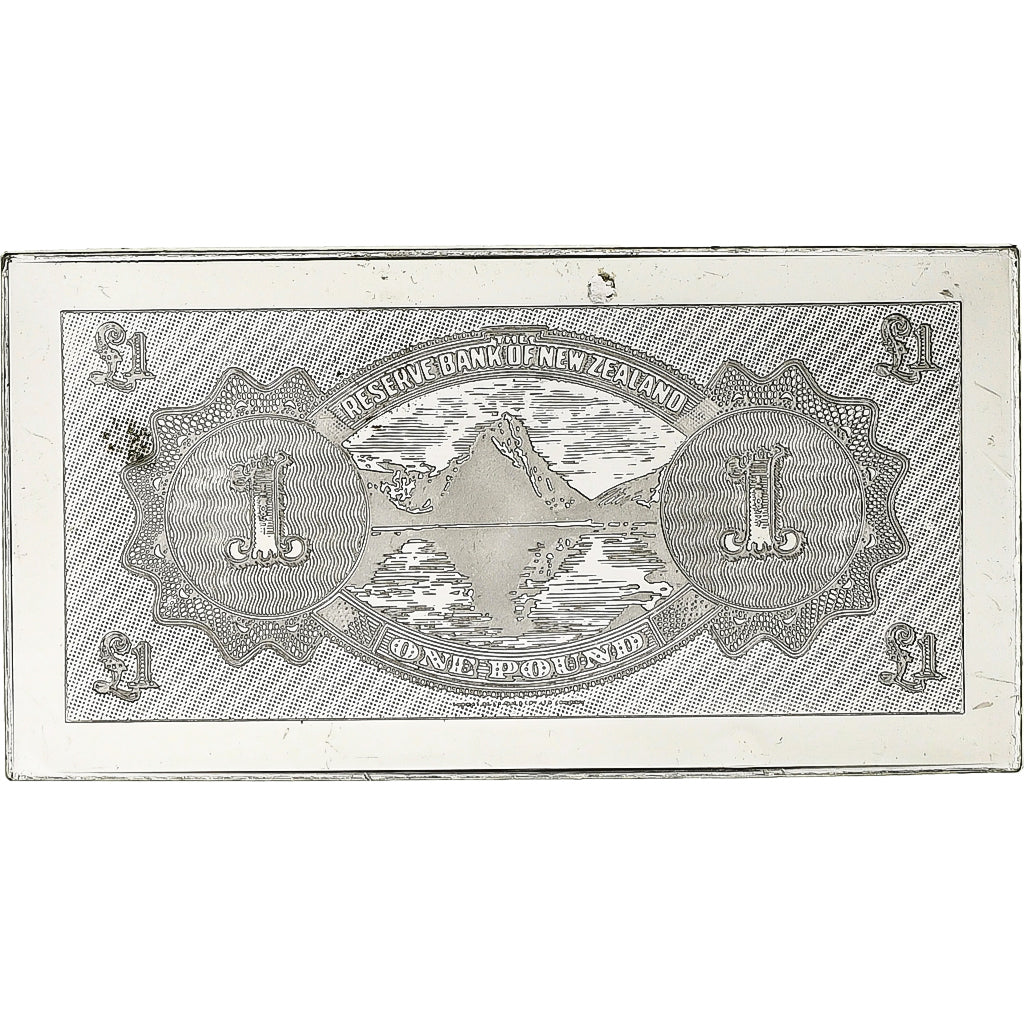 Francja, Timbre, The reserve Bank of New Zealand, One Pound, Srebro, MS(63)