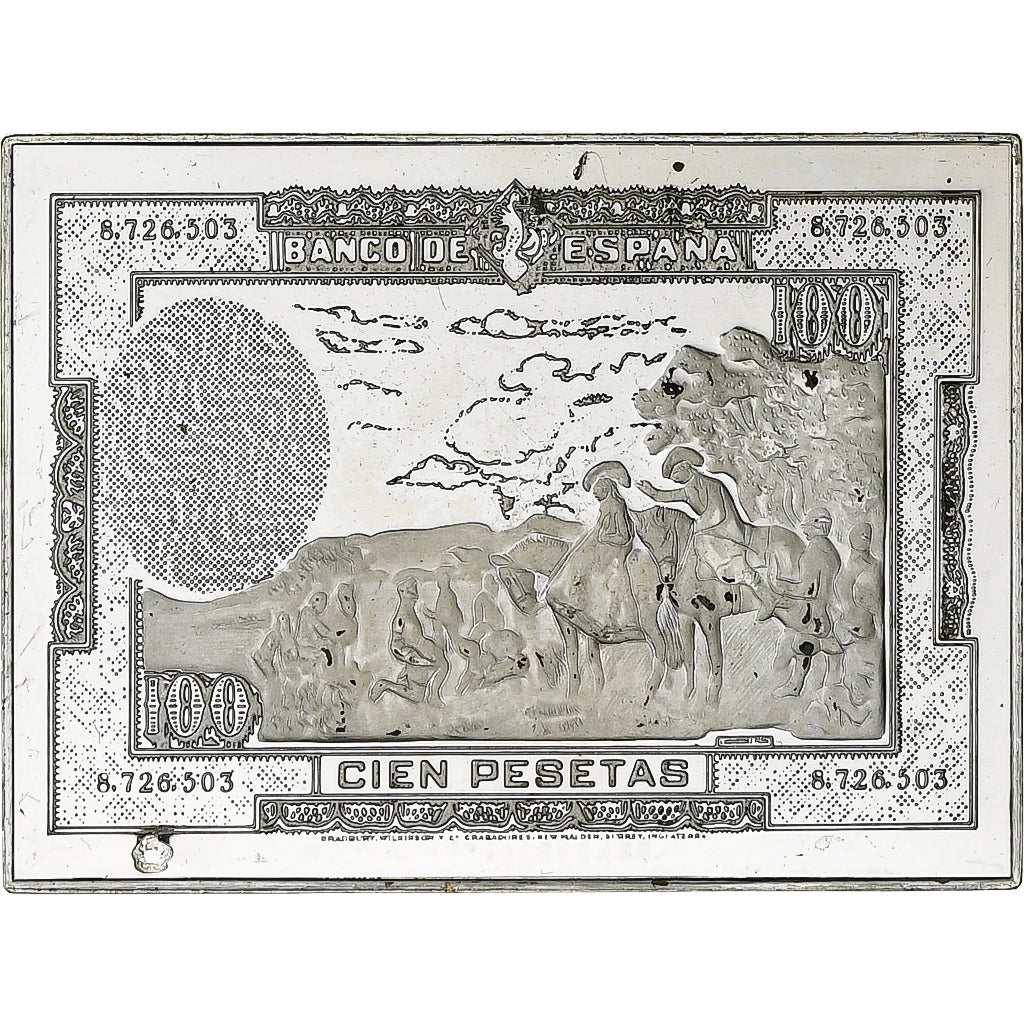 Francia, Timbre, Cien Pesetas, Argento, SPL