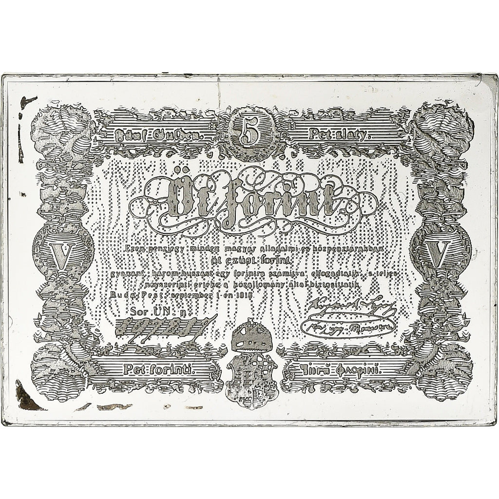 Francja, Timbre, 5 Forint, Srebro, MS(63)