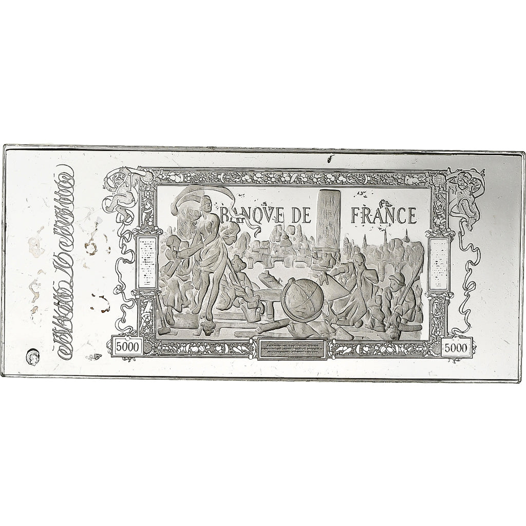 Francia, Timbre, 5000 Francs, Plata, SC
