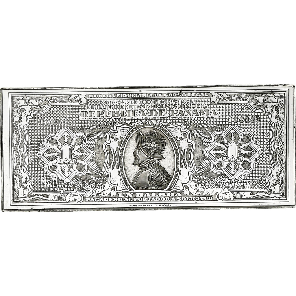 Frankreich, Timbre, Un Balboa, Silber, UNZ