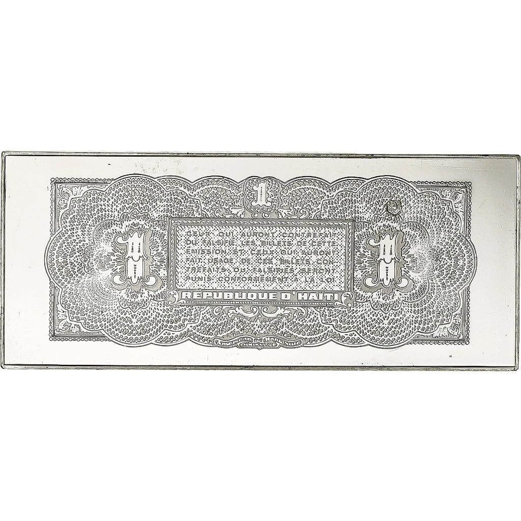 France, Timbre, République d'Haiti, Une Gourde, Silver, MS(63)
