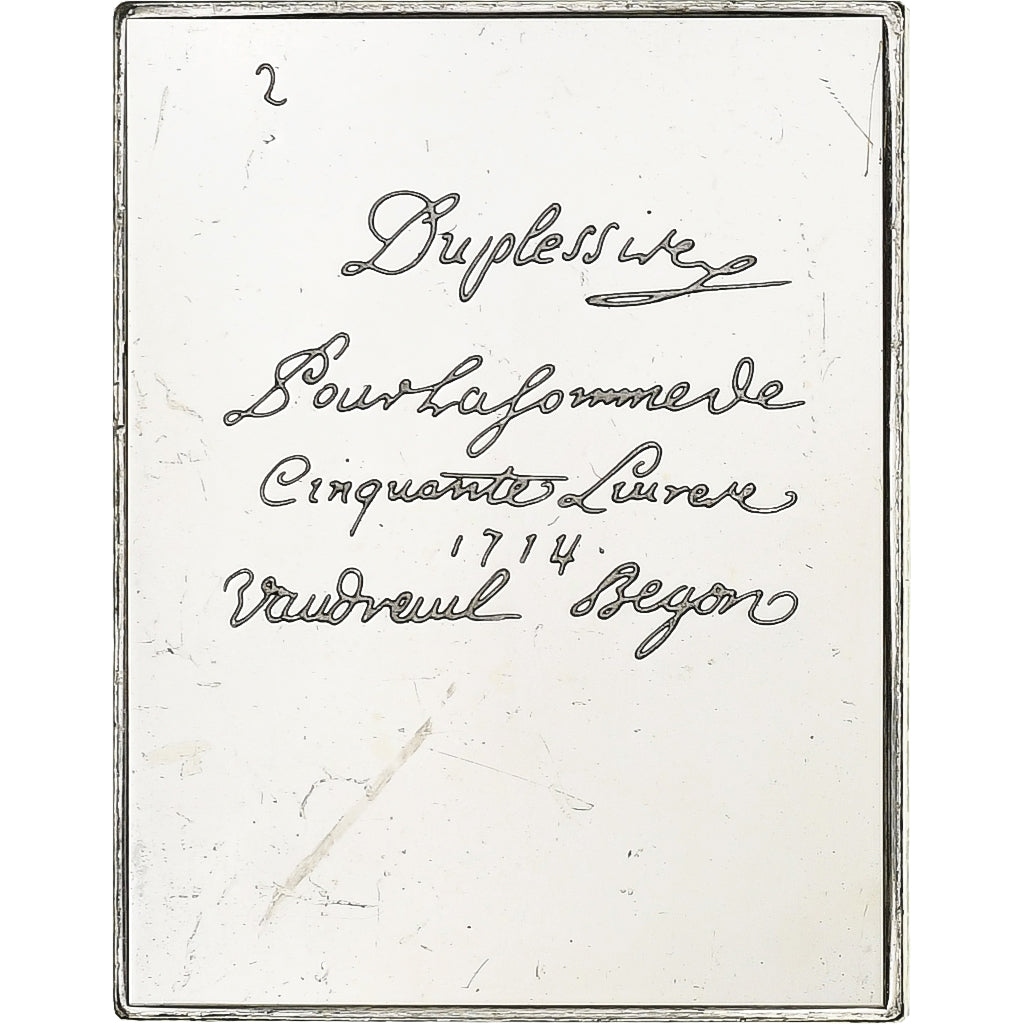 Francia, Timbre, Cinquante Livres, Plata, SC