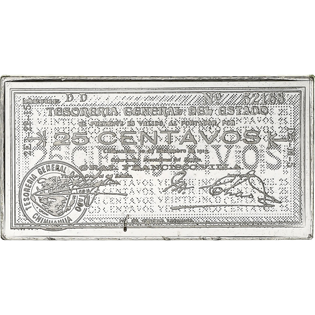 Francia, Timbre, 25 Centavos, Plata, SC