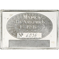 Francia, Timbre, Russia, 1 Rouble, Argento, SPL