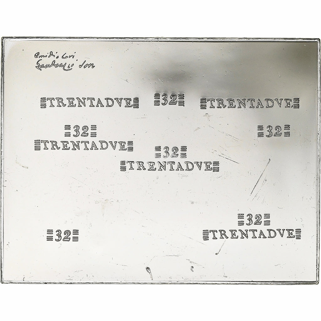 Francia, Timbre, Monte della Pieta di Roma, 32 Trendadue, Plata, SC