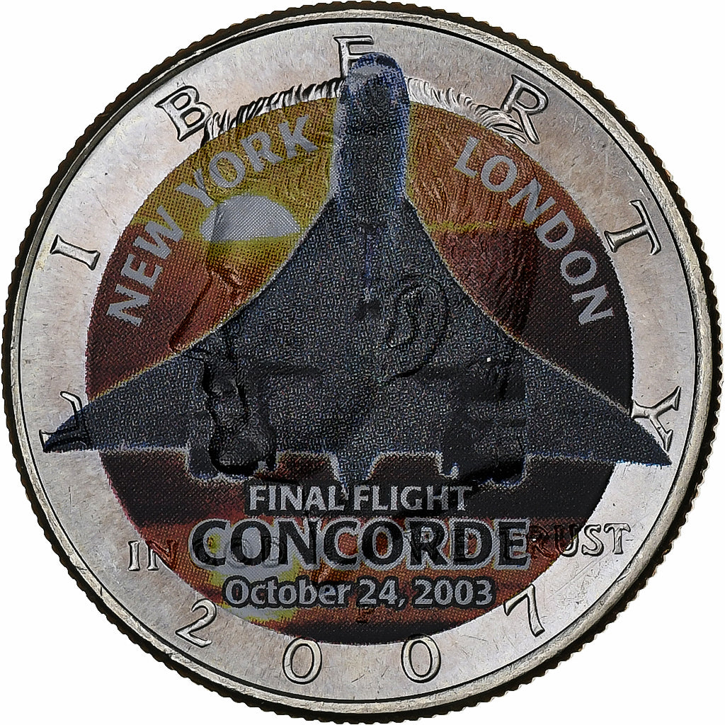 United States, Half Dollar, Kennedy Half Dollar, 2007, U.S. Mint, Dernier vol du