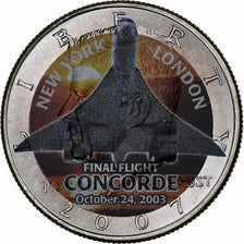 United States, Half Dollar, Kennedy Half Dollar, 2007, U.S. Mint, Dernier vol du