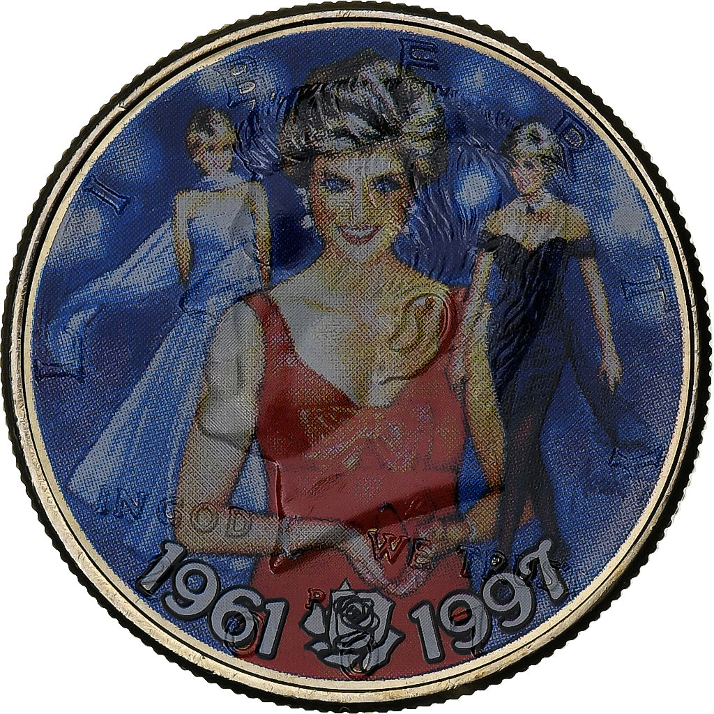 Verenigde Staten, Half Dollar, Lady Diana, 1997, U.S. Mint, Cupro Nickel, FDC