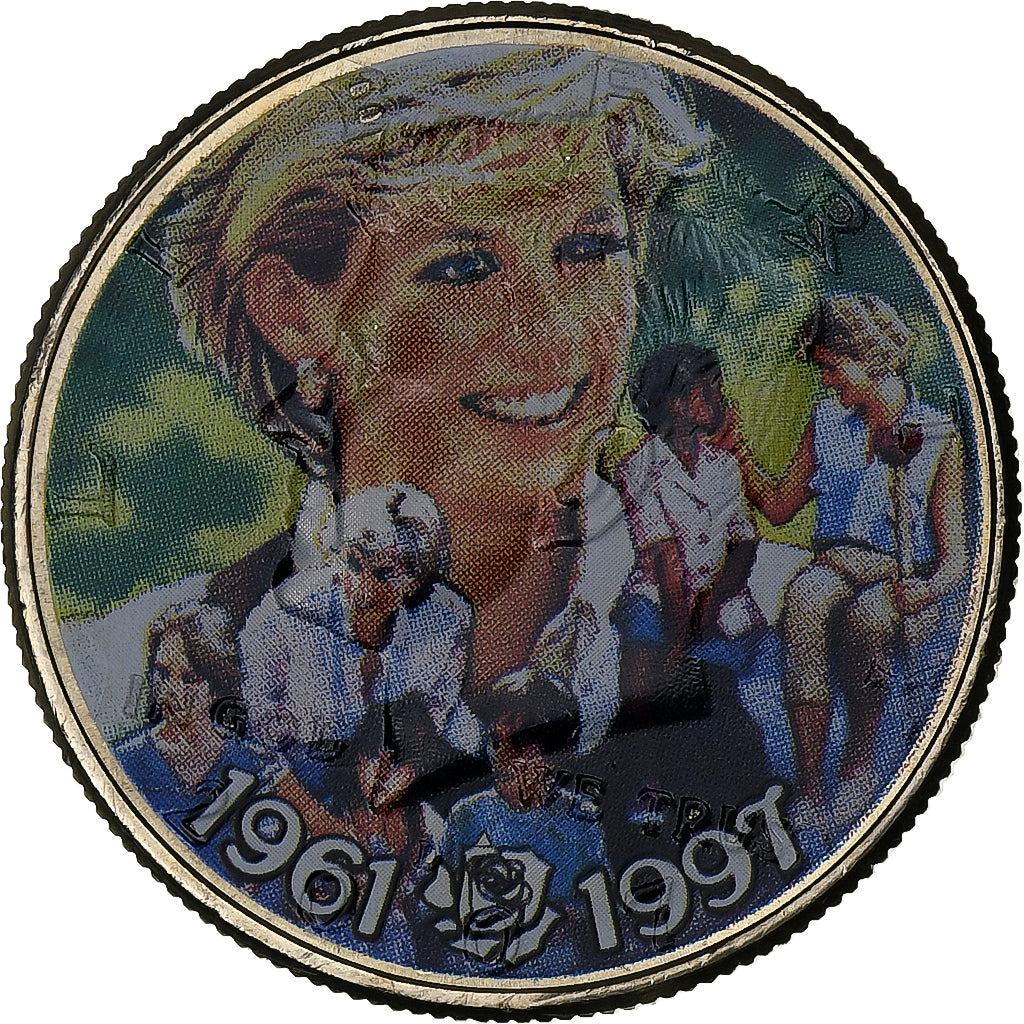 États-Unis, Half Dollar, Lady Diana, 1997, U.S. Mint, Cupro Nickel, FDC