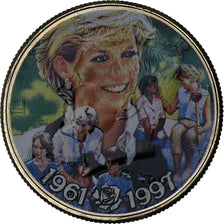 États-Unis, Half Dollar, Lady Diana, 1997, U.S. Mint, Cupro Nickel, FDC