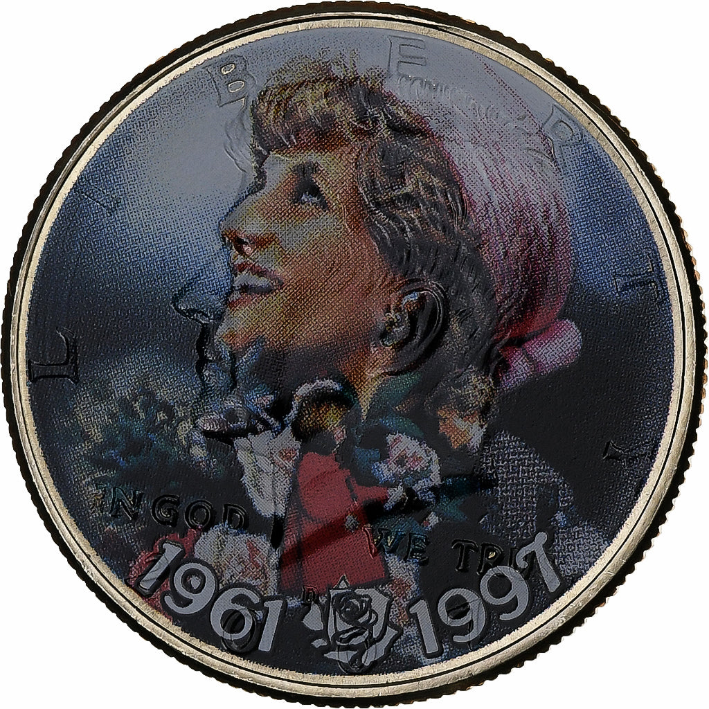 Verenigde Staten, Half Dollar, Lady Diana, 1997, U.S. Mint, Cupro Nickel, FDC