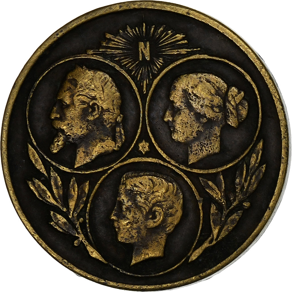 France, Médaille, Inauguration du Chemin de Fer de Fougères à Vitré, 1867