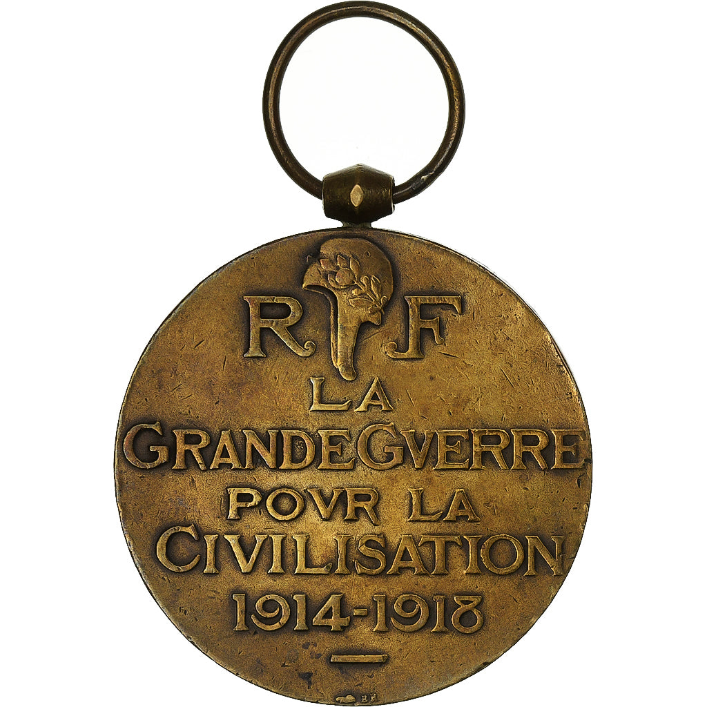 Frankrijk, La Grande Guerre pour la Civilisation, Medaille, 1914-1918, Heel