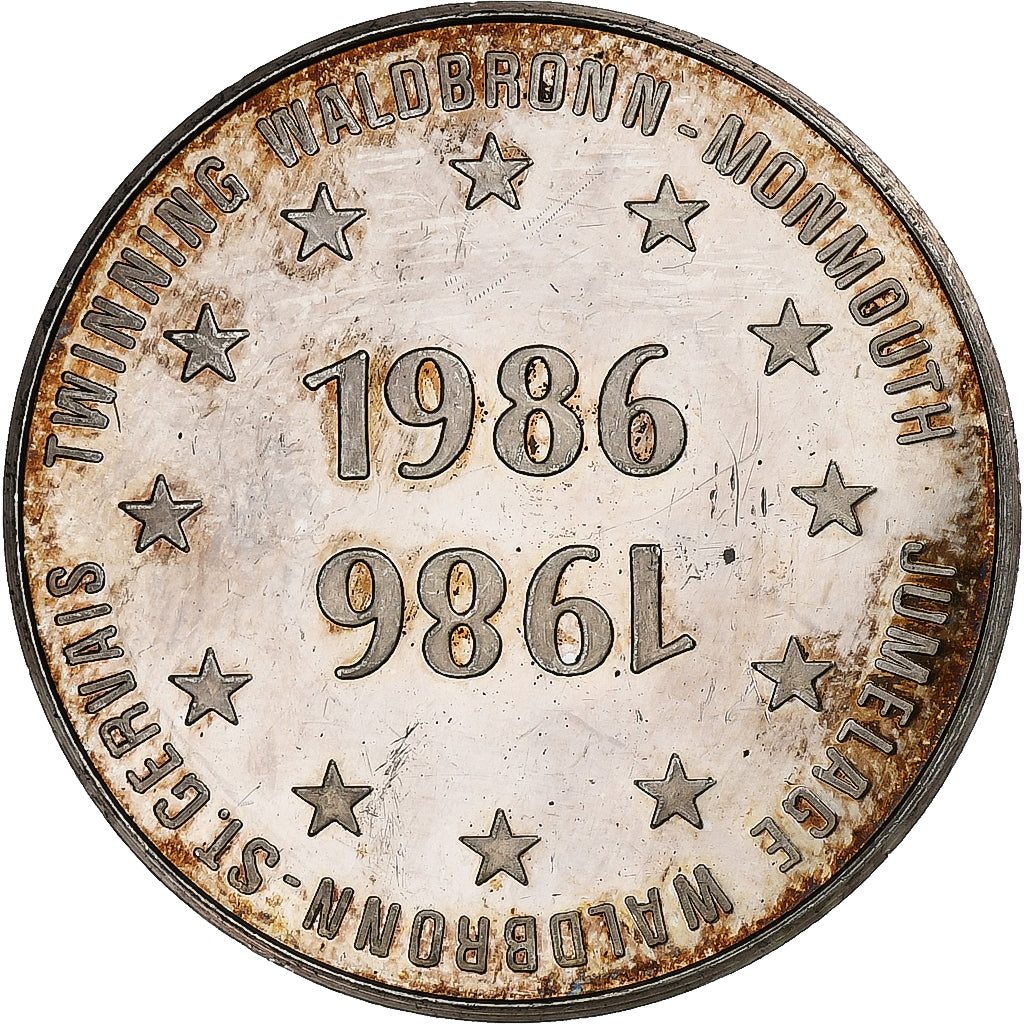 Allemagne, Médaille, Waldbronn, 1986, Argent, SUP