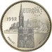 France, Medal, Europa, Projet Strasbourg, 1992, Silver, MS(65-70)