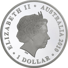 Australia, Elizabeth II, Dollar, 2010, Royal Australian Mint, Plata, FDC