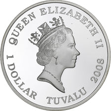 Tuvalu, Elizabeth II, Dollar, BF 109, 2008, Perth, Proof, Silver, MS(65-70)