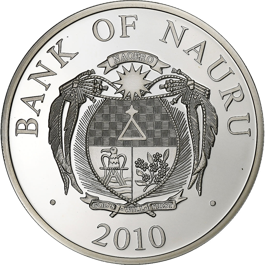 Nauru, 10 Dollars, Dornier Dox, 2010, Proof, Silver, MS(65-70)