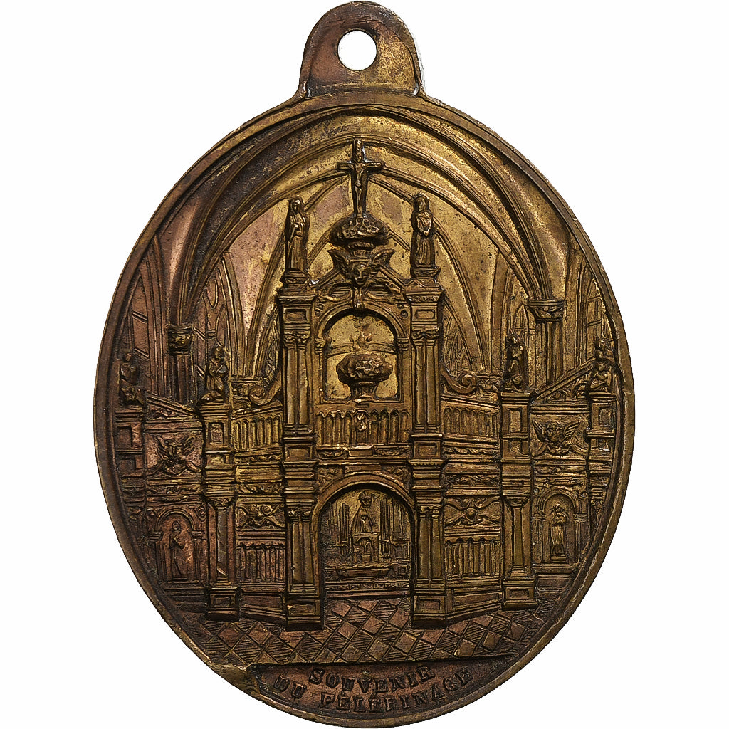 Francia, medaglia, Souvenir du Pèlerinage à Notre Dame de Liesse, Ottone, SPL-