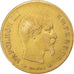 França, 10 Francs, Napoléon III, 1858, Paris, Dourado, VF(20-25)