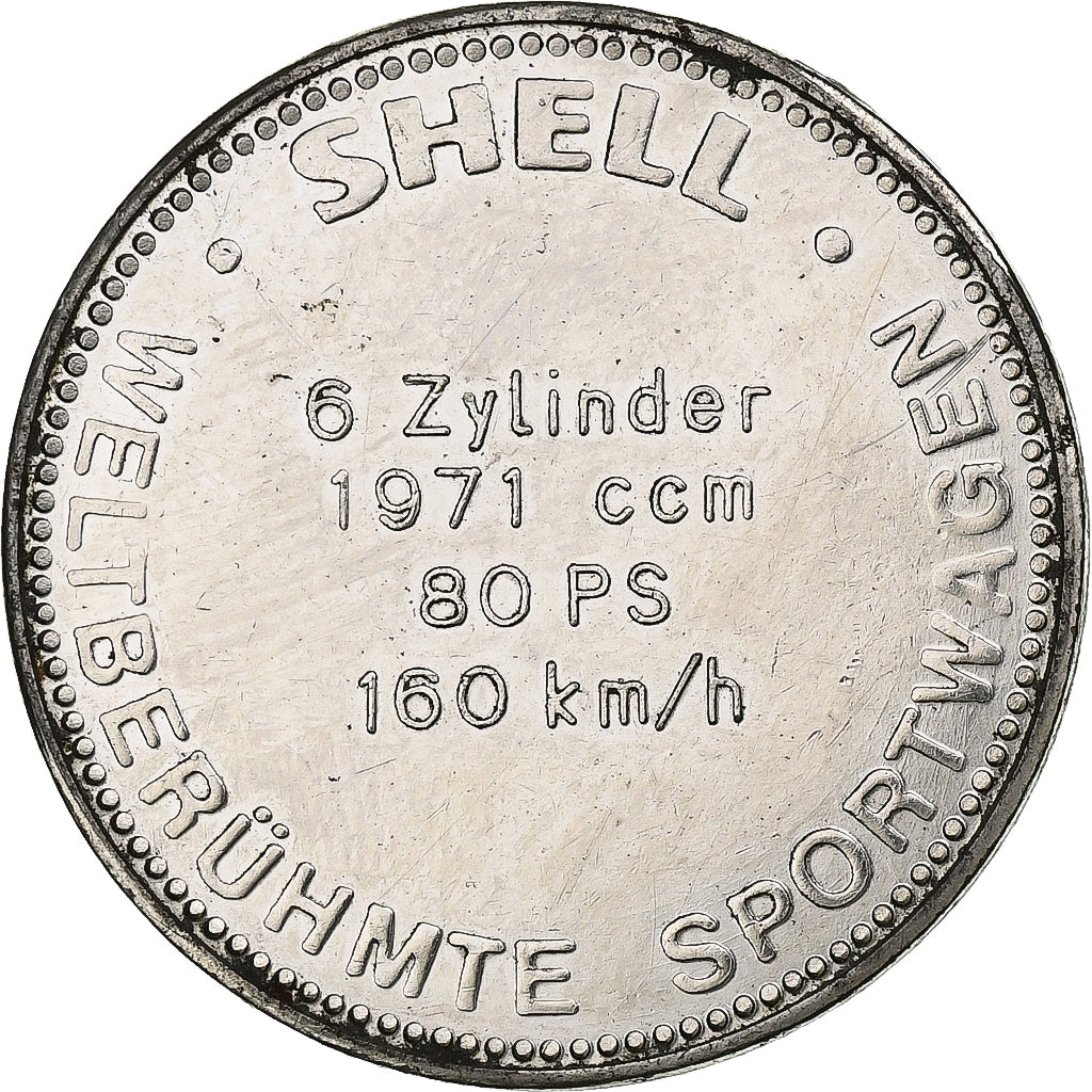 Allemagne, Jeton, Shell, BMW 328, Cupro-nickel, TTB