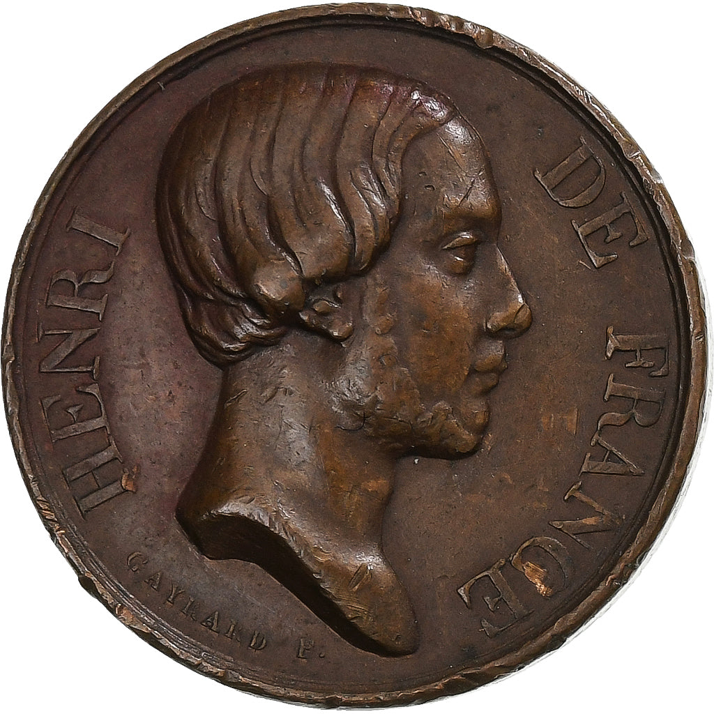France, Token, Henri De France, Copper, AU(55-58)