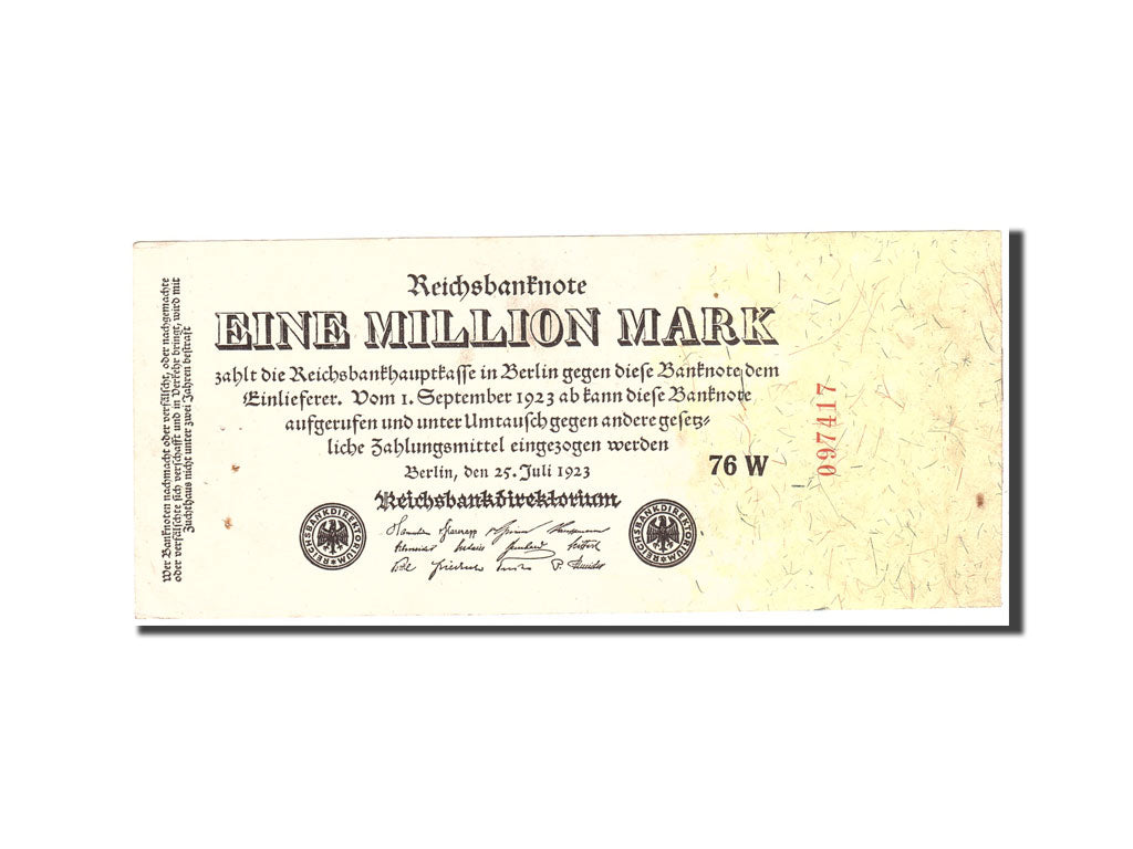 Banknote, Germany, 1 Million Mark, 1923, 1923-07-25, KM:94, EF(40-45)