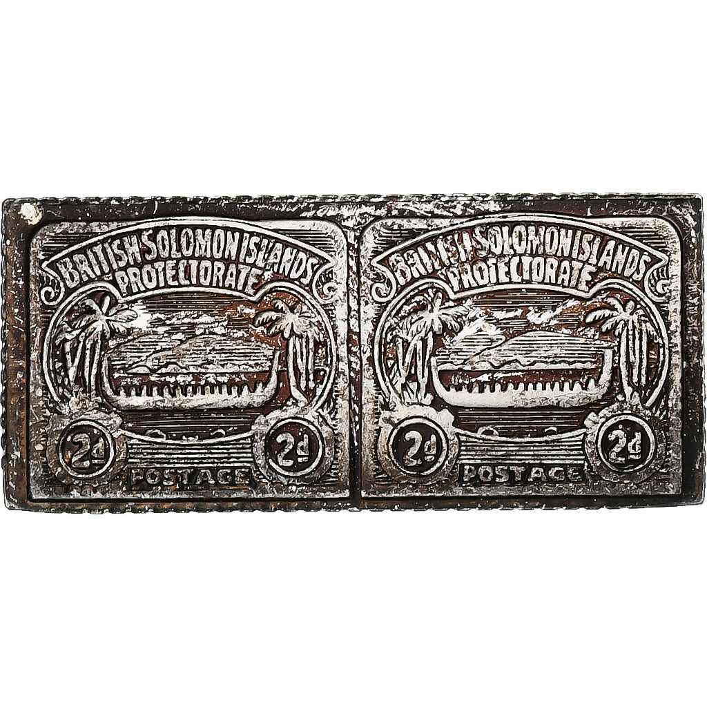Frankreich, Timbre, British Solomon Island Protectorate, Silber, VZ
