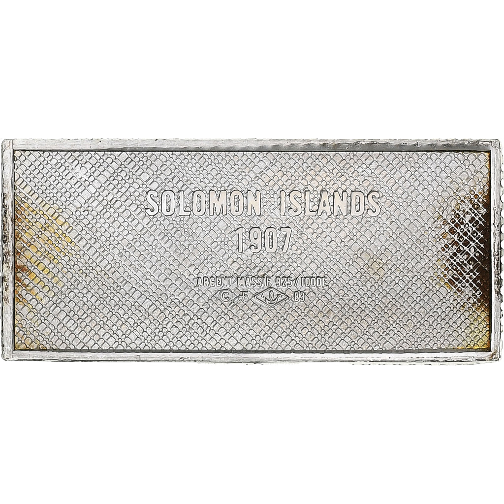 Frankreich, Timbre, British Solomon Island Protectorate, Silber, VZ