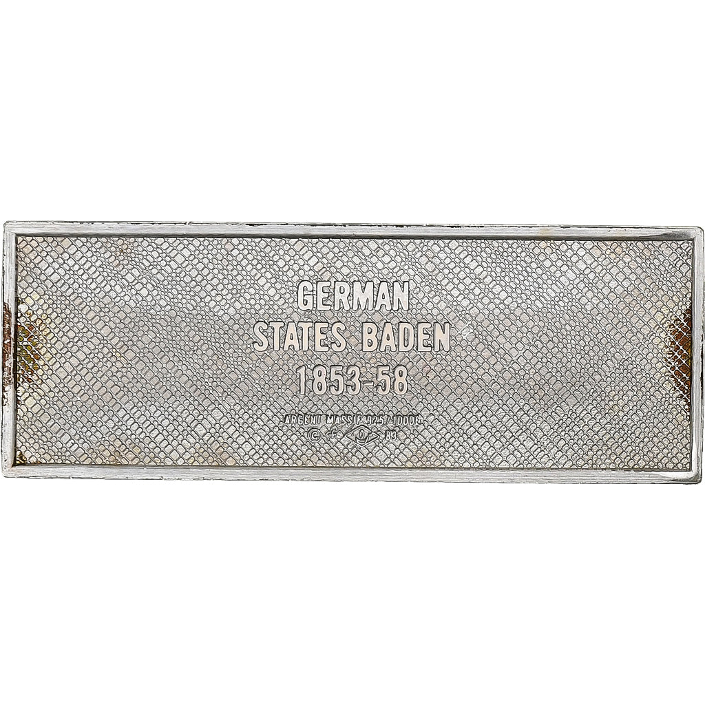 France, Timbre, German States Baden, Argent, SUP