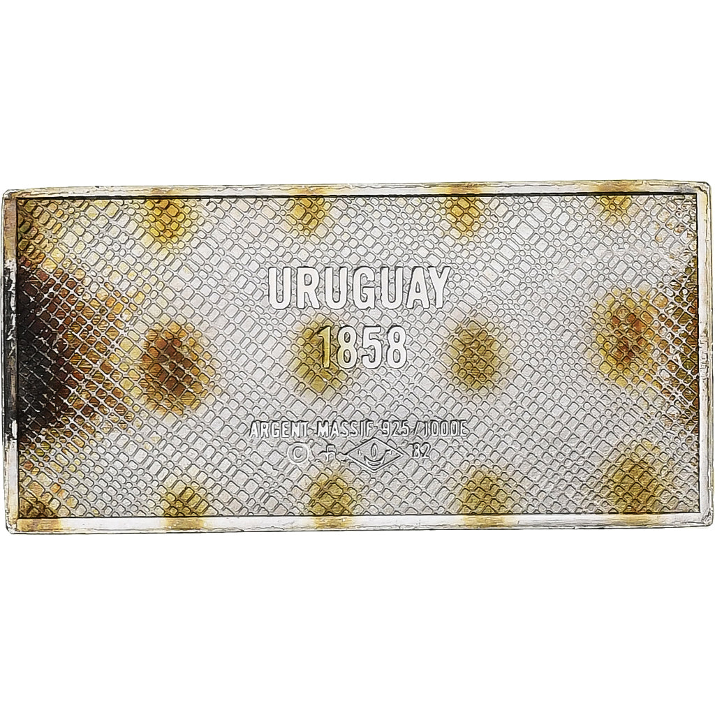 Frankreich, Timbre, Correo Montevideo, Silber, VZ