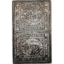 France, Timbre, Correos Buenos-aires, Silver, AU(55-58)