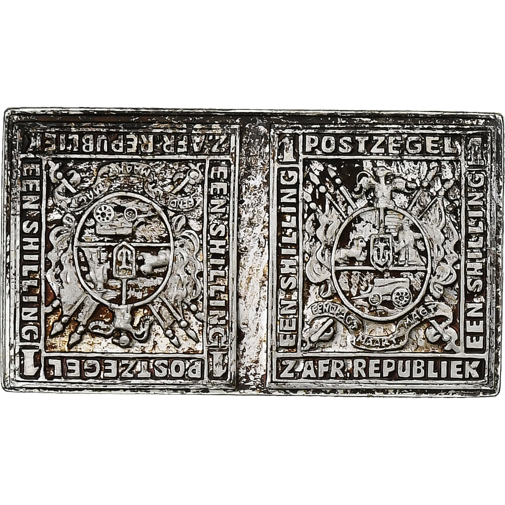 France, Timbre, Tansvaal, South Africa, Silver, AU(55-58)