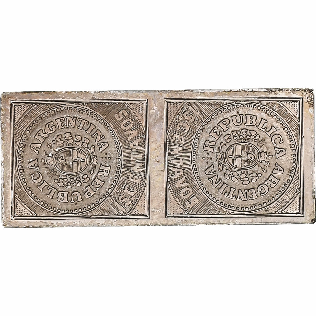 Frankrijk, Timbre, Republica Argentina, 15 Centavos, Zilver, PR