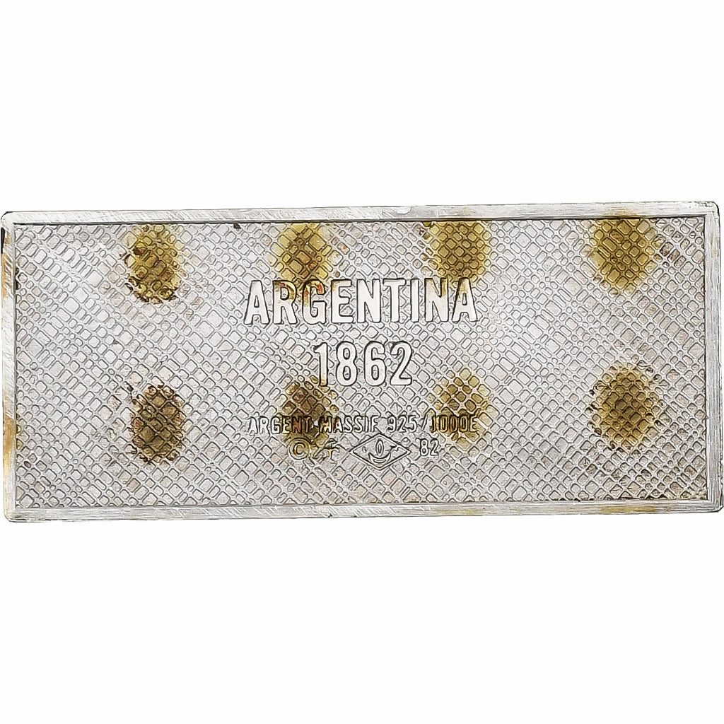 Frankrijk, Timbre, Republica Argentina, 15 Centavos, Zilver, PR