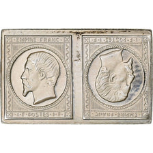 France, Timbre, Empire Français, Postes, Argent, SUP