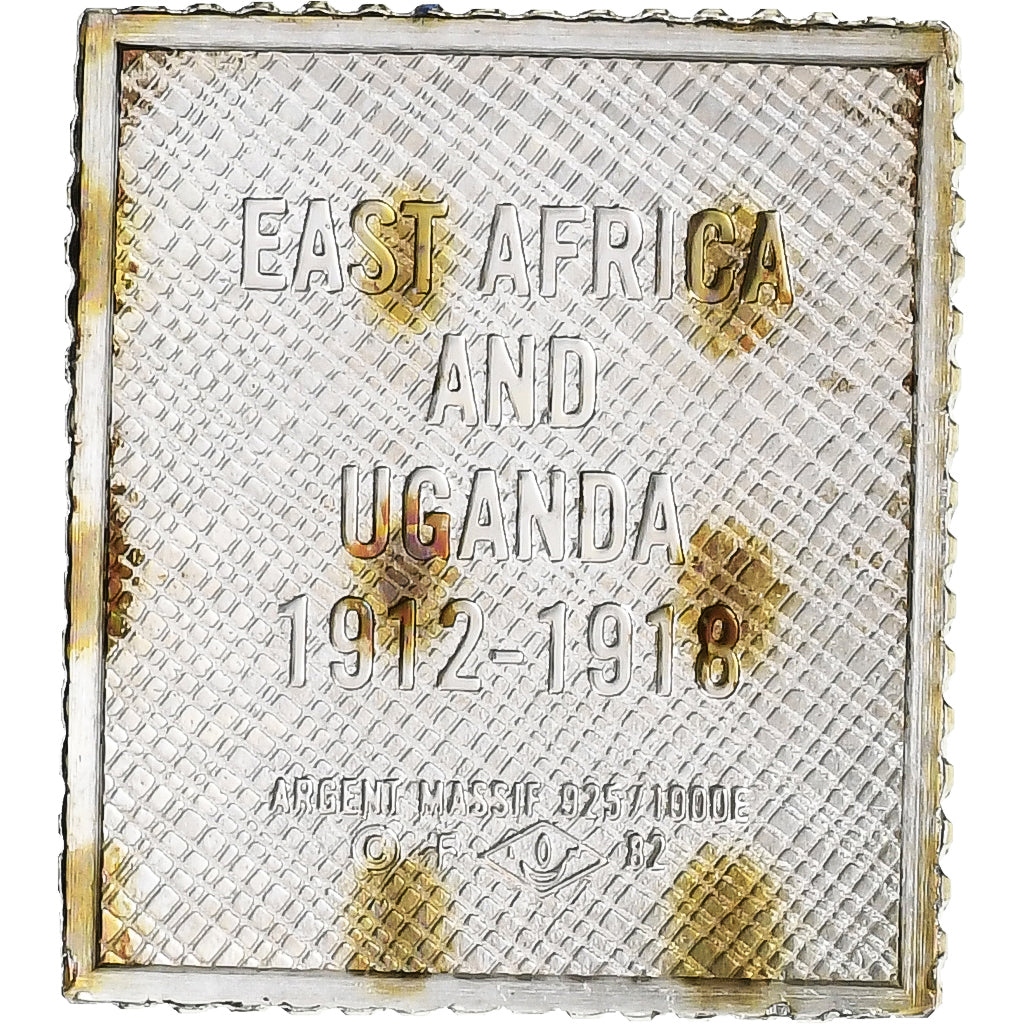 Frankrijk, Timbre, East Africa and Uganda Protectorates, Zilver, PR
