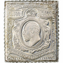 France, Timbre, 500 Dollars Straits Settlements, Silver, AU(55-58)