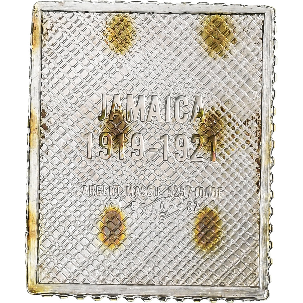 France, Timbre, Jamaica Postage Revenue, Queen Victoria, Argent, SUP