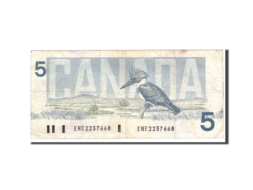 Billet, Canada, 5 Dollars, 1986, Undated, KM:95a2, TB