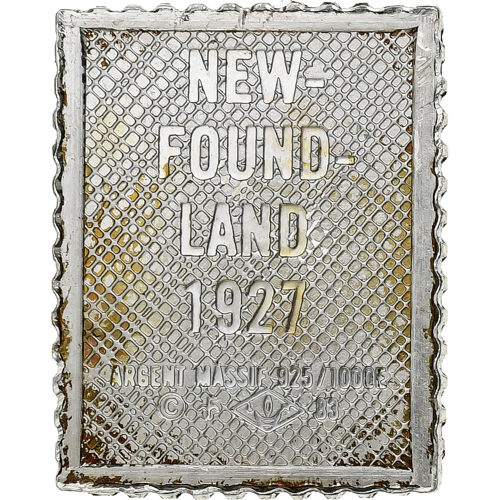 Frankrijk, Timbre, New-Found-Land, Air Mail de Pinedo, Zilver, PR