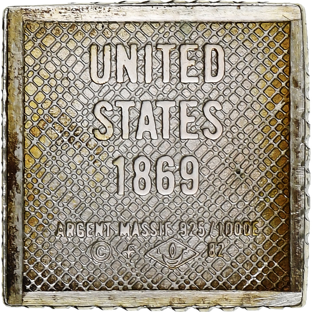 Francja, Timbre, U.S Postage 24 Cents, Srebro, AU(55-58)