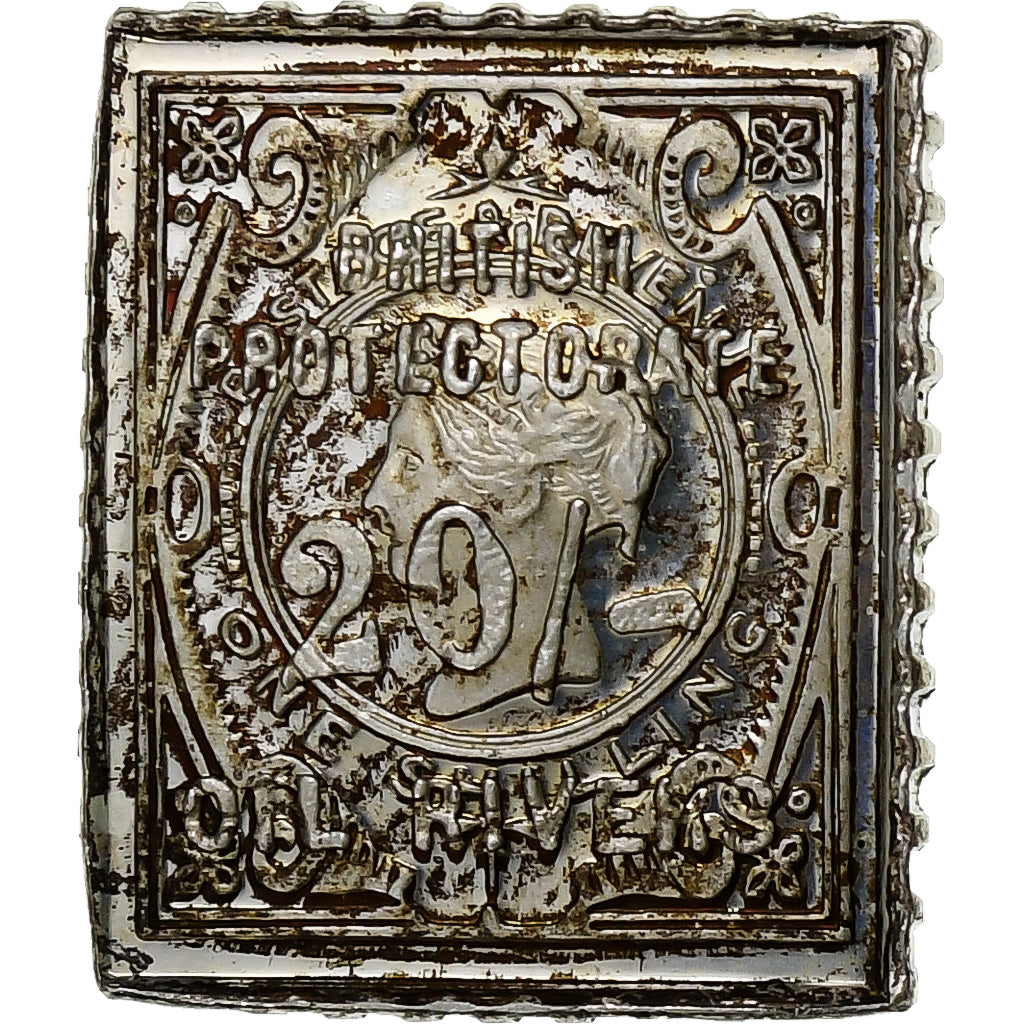 Frankrijk, Timbre, Niger Coast Protectorate, Zilver, PR