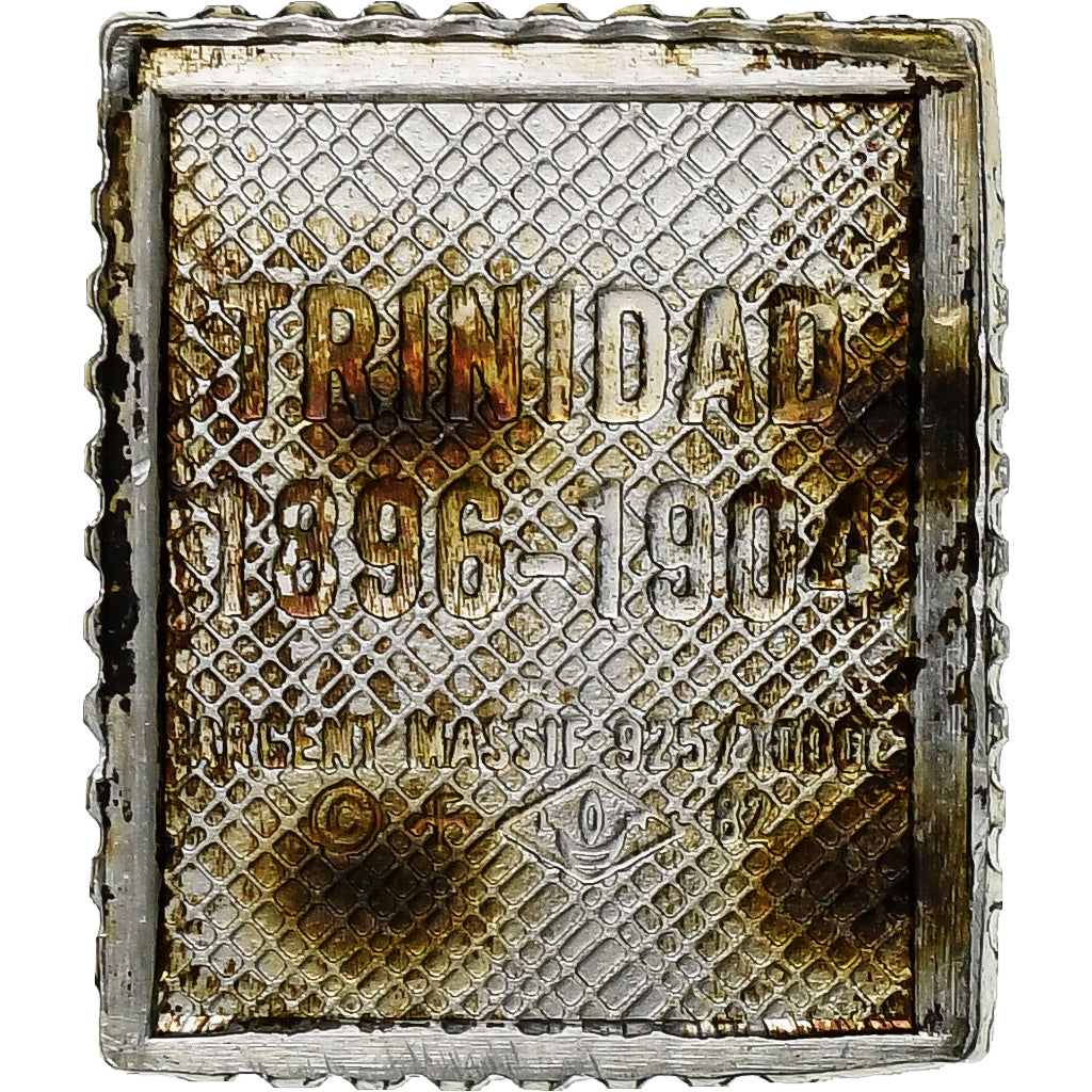 France, Timbre, Trinidad Postage, Silver, AU(55-58)