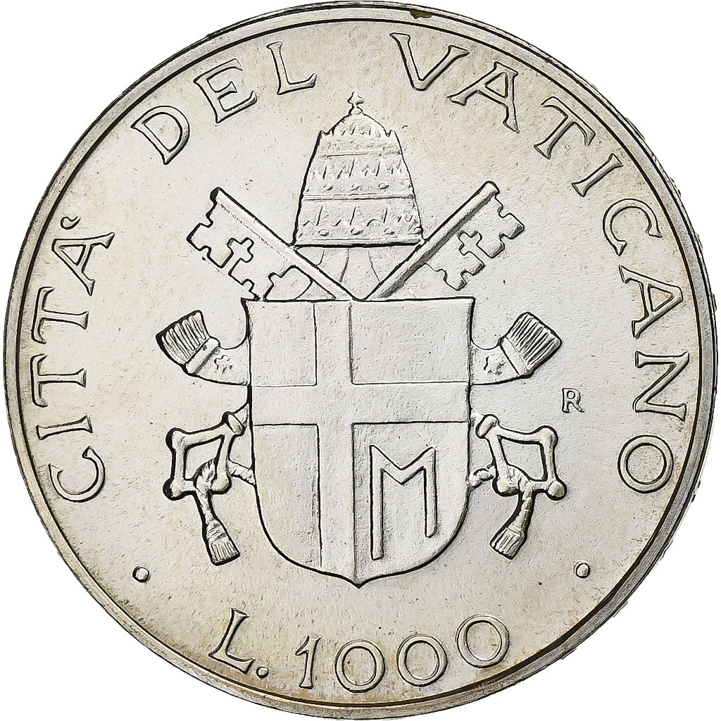 Coin, VATICAN CITY, John Paul II, 1000 Lire, 1987, FDC, MS(65-70), Silver